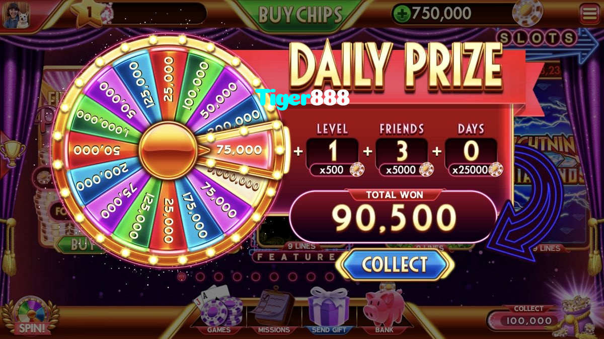 Tiger888 casino presented on mobile device in Pakistan with slots and live games